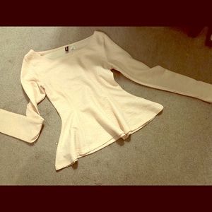 Light pink long sleeve blouse